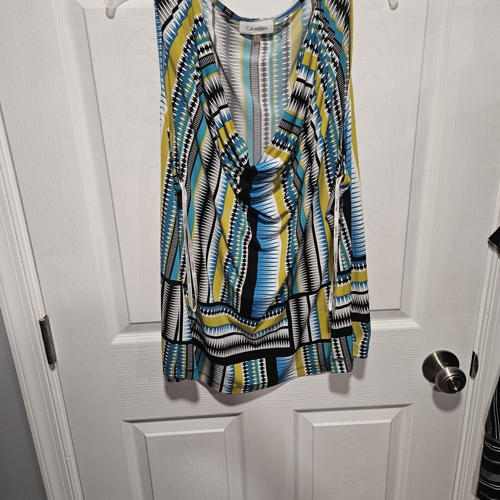 Calvin Klein Women's Vibrant Patterned Tank Top